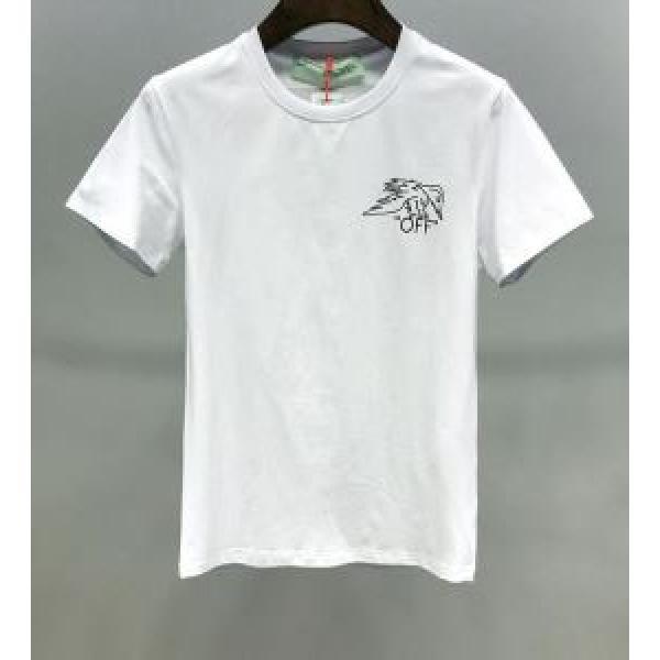 オフホワイト 2色可選 Off-White  半袖/Tシャツストリート系に大人気 デザインお洒落