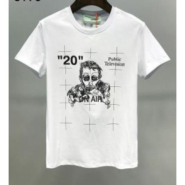 20SS☆送料込 2色可選 十分上品 半袖/Tシャツ 上品に着こなせ Off-White オフホワイト