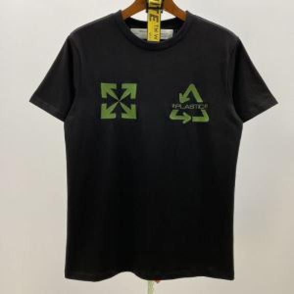 限定アイテムが登場 2色可選半袖/Tシャツ 2026春新作 Off-White オフホワイト