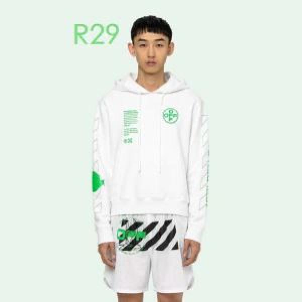 20SS☆送料込 2色可選 Off-White オフホワイト 質の高い新品パーカー 非常にシンプルなデザインな