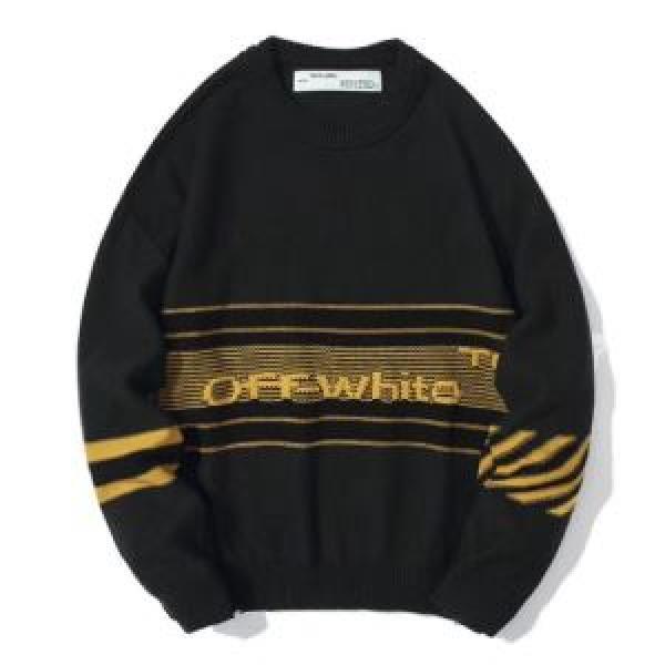 20新作です 2色可選 Off-White オフホワイト絶対に見逃せない ニットウェア 海外限定ライン