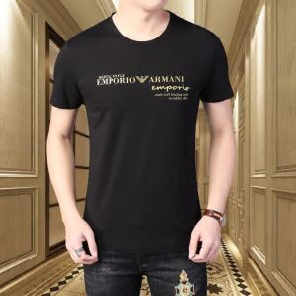 絶対に見逃せない 多色可選 半袖Tシャツ おしゃれに大人の必見 アルマーニ ARMANI 老舗ブランド