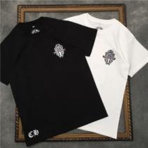 2色可選 今なお素敵なアイテムだ 半袖Tシャツ クロムハーツ CHROME HEARTS 大人の新作こそ