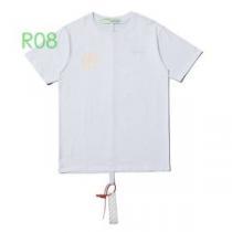 半袖/Tシャツ 大人気柄 2026春新作 2色可選 Off-White 非常にシンプルなデザインなオフホワイト