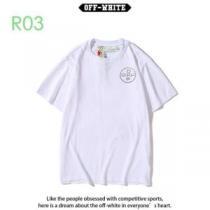 Off-White 普段のファッション 2色可選 オフホワイト 半袖/Tシャツ おしゃれな人が持っている 20新作です