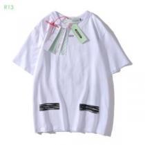 VIP価格SALE 2色可選 Off-White 半袖/Tシャツ2026春新作 おしゃれに大人の必見オフホワイト