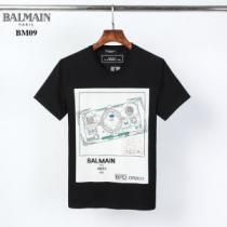 20新作です 半袖Tシャツ 2色可選 ストリート感あふれ バルマン 普段使いにも最適なアイテム BALMAIN