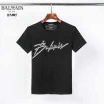 2色可選 ストリート界隈でも人気 半袖Tシャツ 安心安全人気通販 バルマン BALMAIN ストリート系に大人気
