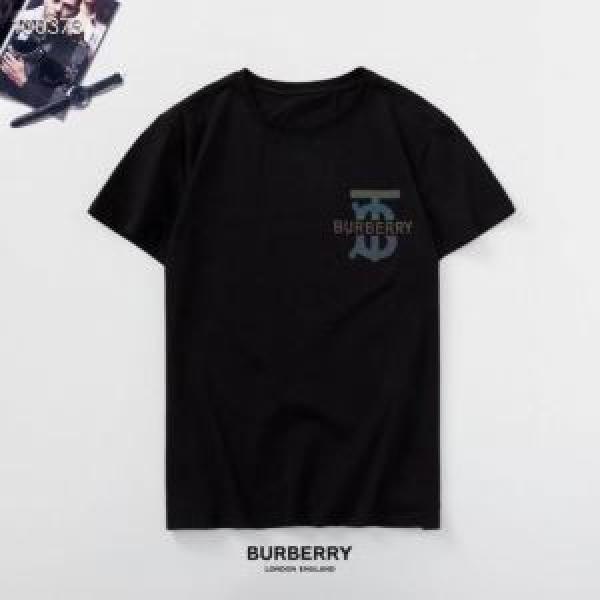 2色可選 今季の主力おすすめ 半袖Tシャツ 飽きもこないデザイン バーバリー 人気は今季も健在 BURBERRY