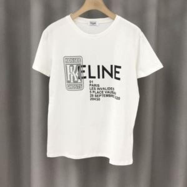 2色可選 セリーヌ この時期の一番人気は CELINE シンプルなファッション 半袖Tシャツ 2026話題の商品