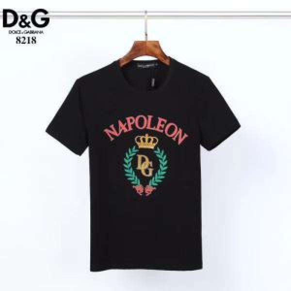 2色可選 累積売上総額第１位 半袖Tシャツ 絶対に見逃せない ドルチェ＆ガッバーナ Dolce&Gabbana  20SS☆送料込
