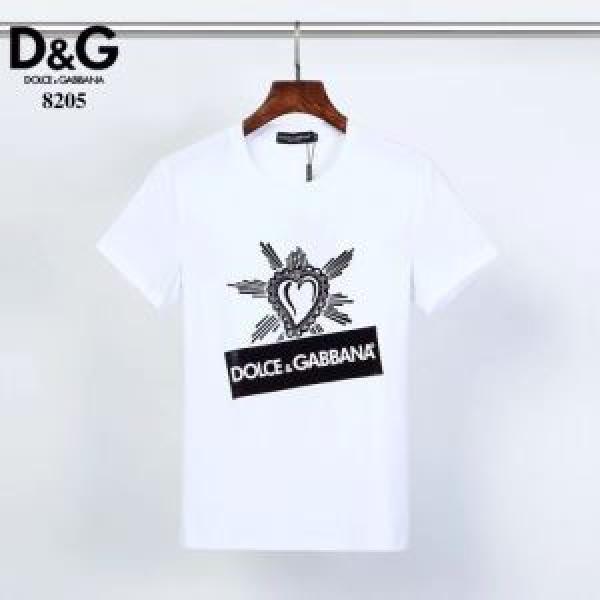 ドルチェ＆ガッバーナ普段のファッション 2色可選  Dolce&Gabbana 大人気のブランドの新作 半袖Tシャツ