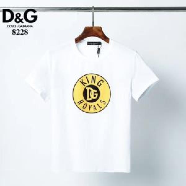 2色可選 20SSトレンド ドルチェ＆ガッバーナ Dolce&Gabbana 半袖Tシャツ 手頃価格でカブり知らず