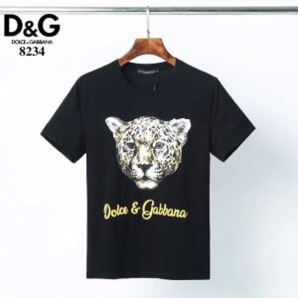 2色可選 ドルチェ＆ガッバーナエレガントな雰囲気  2色可選 Dolce&Gabbana 半袖Tシャツ おしゃれな人が持っている