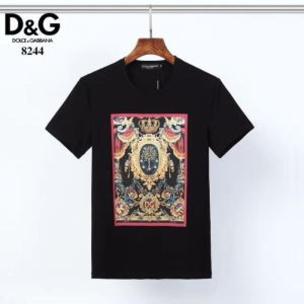 この時期の一番人気は ドルチェ＆ガッバーナ 2色可選 Dolce&Gabbana シンプルなファッション 半袖Tシャツ