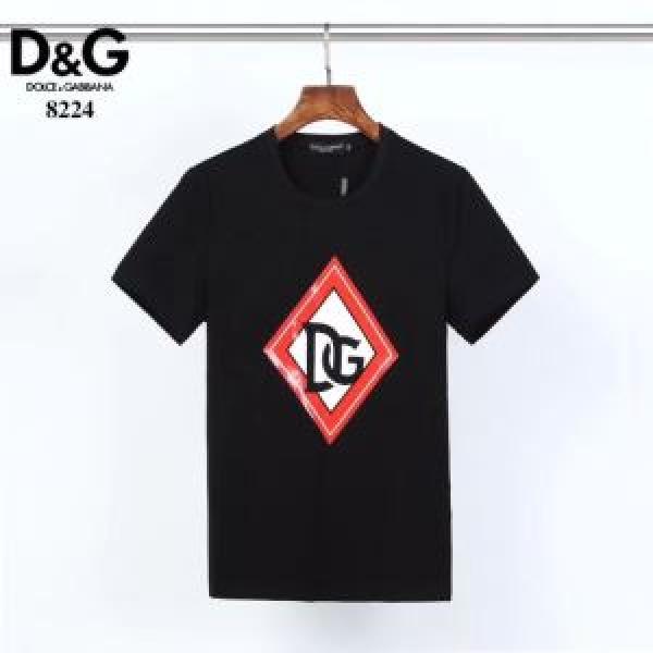 2色可選  2026モデル 半袖Tシャツ スタイルアップ ドルチェ＆ガッバーナ Dolce&Gabbana