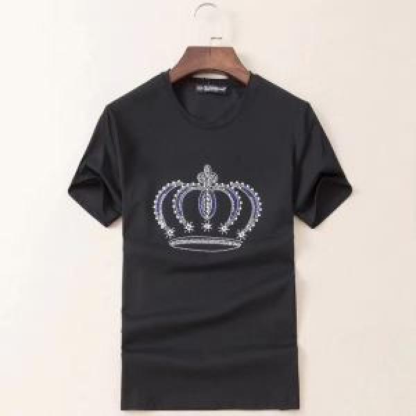 ファッショニスタを中心に新品が非常に人気 3色可選 ドルチェ＆ガッバーナ Dolce&Gabbana 2026春新作 半袖Tシャツ