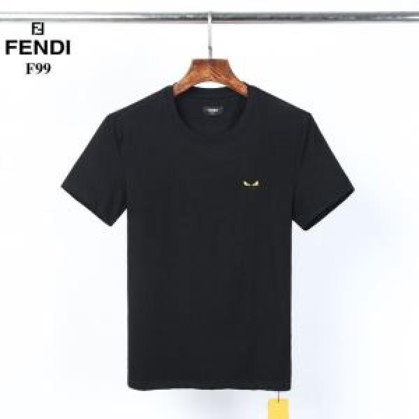 2色可選 大活躍する フェンディ FENDI 普段見ないデザインばかり 半袖Tシャツ 大人気柄