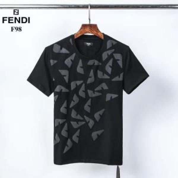 半袖Tシャツ 累積売上総額第１位 2色可選 フェンディ普段のファッション  FENDI 20SS☆送料込