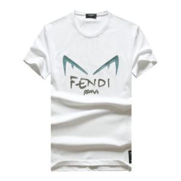 多色可選 日本未入荷カラー 半袖Tシャツ 海外でも大人気 フェンディ FENDI 上品に着こなせ