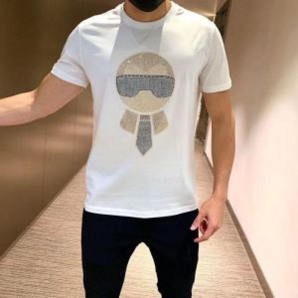 半袖Tシャツ 2色可選 ストリート界隈でも人気 フェンディストリート系に大人気 FENDI 最新の入荷商品