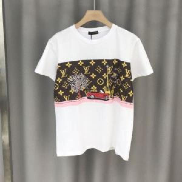 2026春新作 半袖Tシャツ ファッショニスタを中心に新品が非常に人気 ルイ ヴィトン LOUIS VUITTON