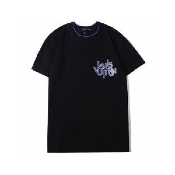 差をつけたい人にもおすすめ 2色可選 ルイ ヴィトン LOUIS VUITTON 春夏コレクション新品 半袖Tシャツ