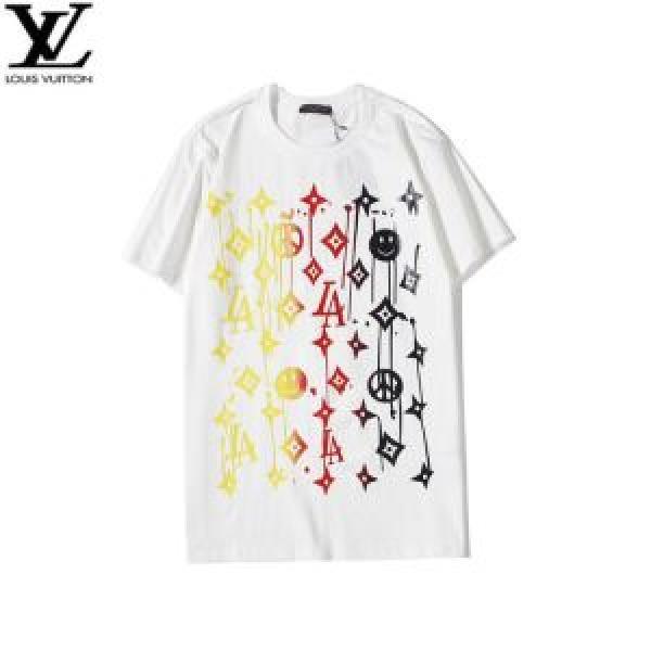 2色可選 ルイ ヴィトン おしゃれな人が持っている LOUIS VUITTON 半袖Tシャツ １点限り！VIPセール