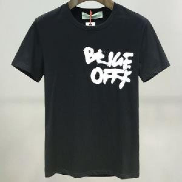 半袖Tシャツ 2色可選 新作が見逃せない Off-White 人気ランキング最高 オフホワイト 一目惚れ級に