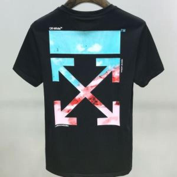 2色可選 着こなしを楽しむ 半袖Tシャツ 有名ブランドです Off-White 限定品が登場 オフホワイト