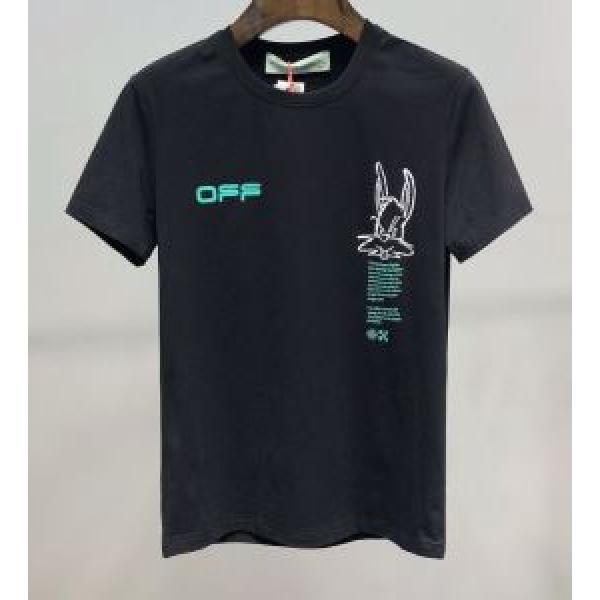 人気の高いブランド Off-White オフホワイト2色可選  普段使いにも最適なアイテム 半袖Tシャツ