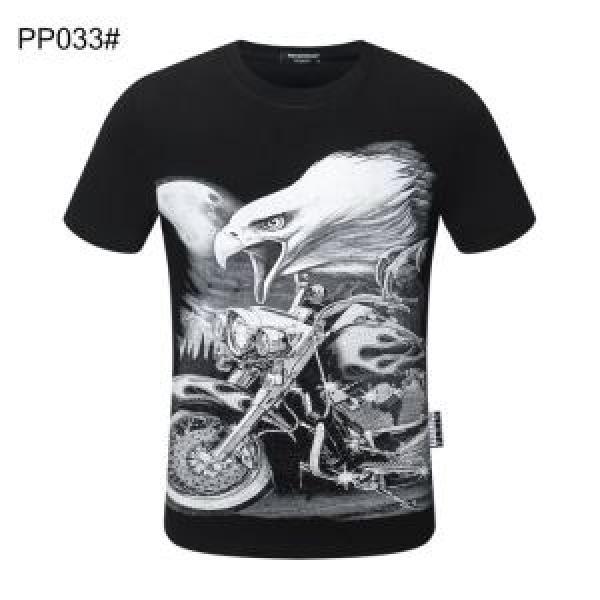 多色可選 やはり人気ブランド フィリッププレイン PHILIPP PLEIN お値段もお求めやすい 半袖Tシャツ