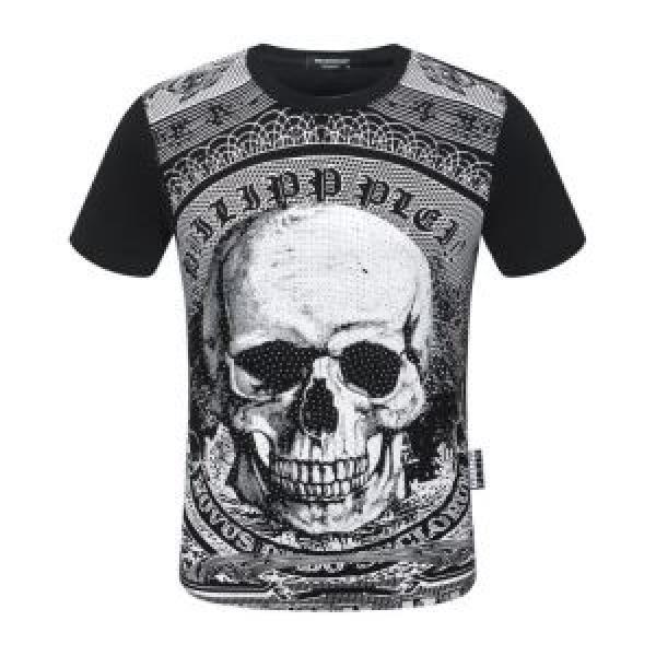 フィリッププレインランキング1位 多色可選   PHILIPP PLEIN 安心の実績 半袖Tシャツ 愛らしい春の新作