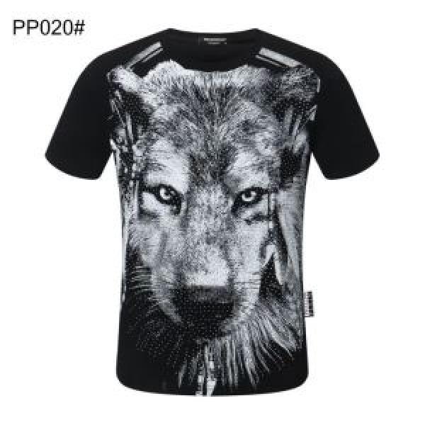 多色可選 普段見ないデザインばかり 半袖Tシャツ 春夏コレクション新品 フィリッププレイン PHILIPP PLEIN