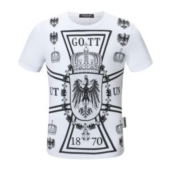 今なお素敵なアイテムだ フィリッププレイン3色可選  PHILIPP PLEIN 半袖Tシャツ 今年の春トレンド