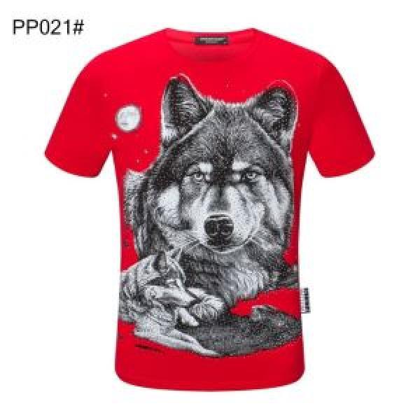 日本未入荷カラー 半袖Tシャツ多色可選  海外でも大人気 フィリッププレイン PHILIPP PLEIN上品に着こなせ
