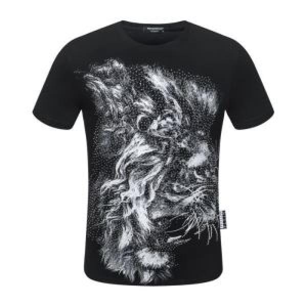 フィリッププレイン使いやすい新品 多色可選  PHILIPP PLEIN 是非ともオススメしたい 半袖Tシャツ