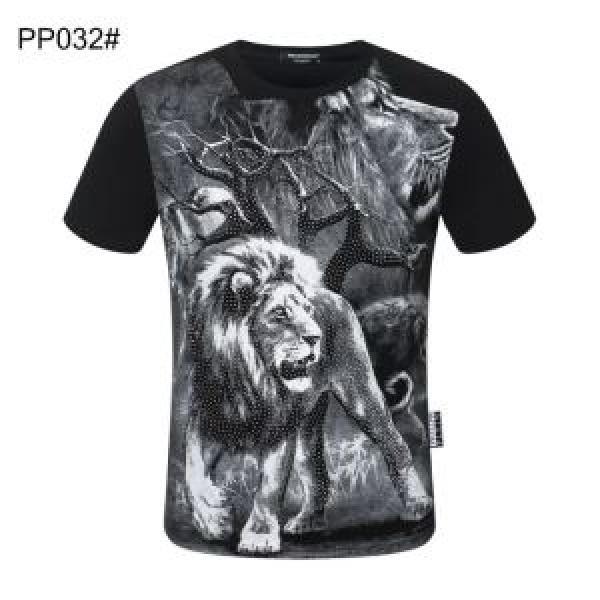 ストリート界隈でも人気 多色可選 半袖Tシャツ 安心安全人気通販 フィリッププレイン PHILIPP PLEIN