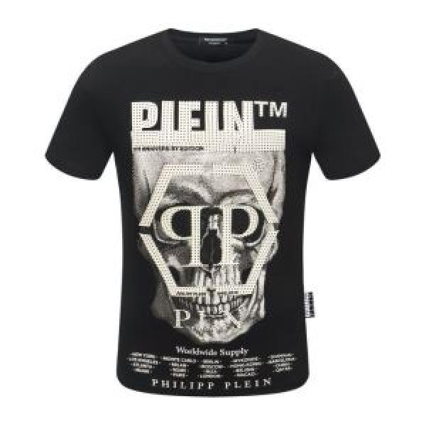 フィリッププレインどのアイテムも手頃な価格で 多色可選  PHILIPP PLEIN トレンド最先端のアイテム 半袖Tシャツ