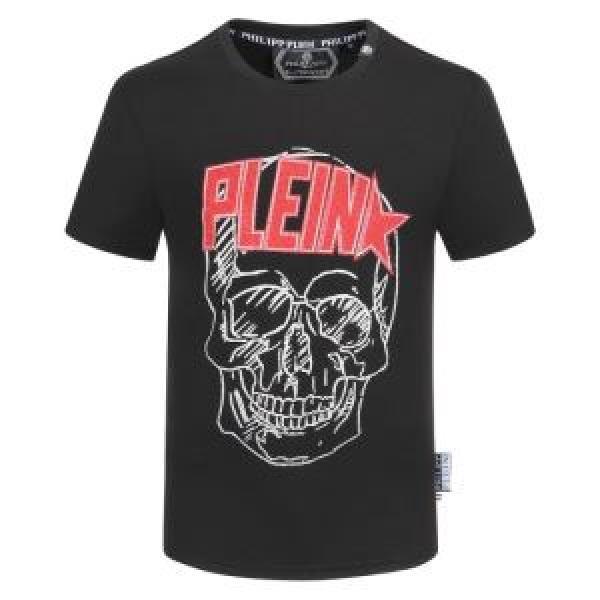 フィリッププレイン2色可選  2年以上連続１位獲得 PHILIPP PLEIN エレガントな雰囲気 半袖Tシャツ