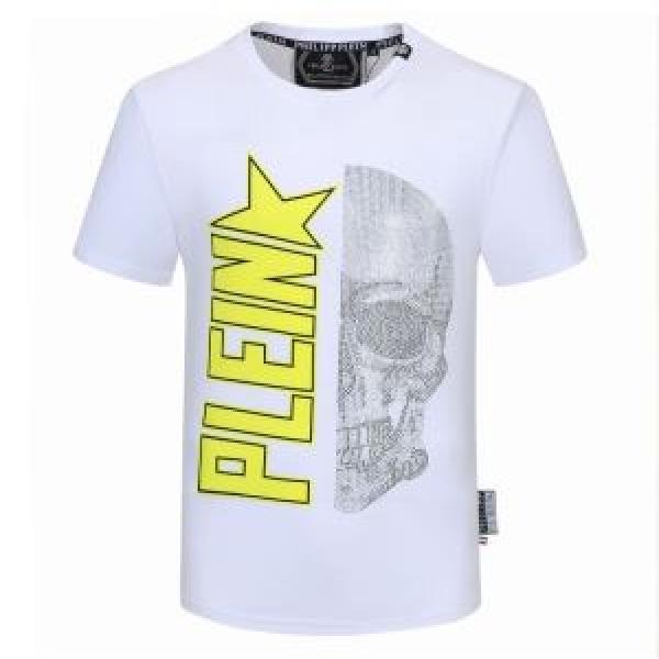 コーデの完成度を高める 半袖Tシャツ2色可選  オススメのアイテムを見逃すな フィリッププレイン PHILIPP PLEIN