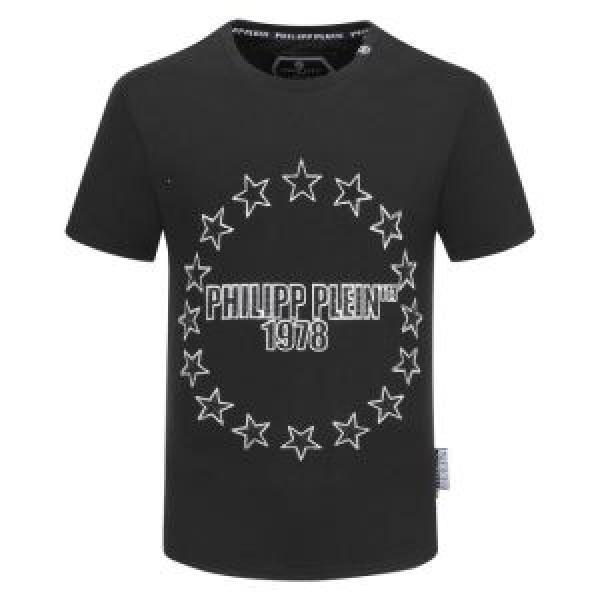 2色可選 この時期の一番人気は フィリッププレイン PHILIPP PLEIN シンプルなファッション 半袖Tシャツ
