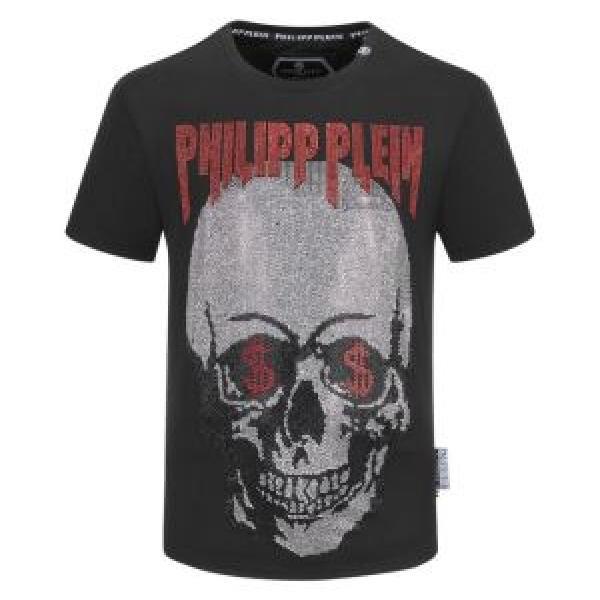 フィリッププレイン 2色可選 飽きもこないデザイン PHILIPP PLEIN 差をつけたい人にもおすすめ 半袖Tシャツ