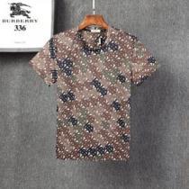 3色可選 バーバリー普段見ないデザインばかり  BURBERRY 高級感のある素材 半袖Tシャツ 価格帯が低い