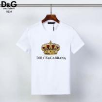 おしゃれに大人の必見 2色可選 半袖Tシャツ 大人の新作こそ ドルチェ＆ガッバーナ Dolce&Gabbana