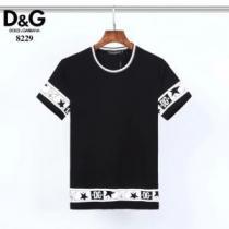 2色可選 有名ブランドです 半袖Tシャツ 一目惚れ級に ドルチェ＆ガッバーナ Dolce&Gabbana 争奪戦必至