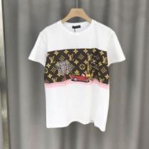 2026春新作 半袖Tシャツ ファッショニスタを中心に新品が非常に人気 ルイ ヴィトン LOUIS VUITTON