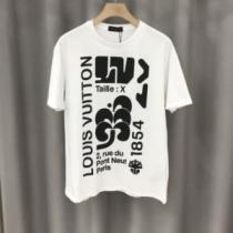 2色可選 限定アイテム特集 半袖Tシャツ ファッションに合わせ ルイ ヴィトン やはり人気ブランド LOUIS VUITTON