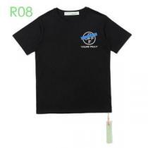 Off-White 2色可選 普段使いにも最適なアイテム オフホワイト 半袖Tシャツ ストリート界隈でも人気