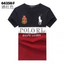 3色可選 どのアイテムも手頃な価格で 半袖Tシャツ デザインお洒落 ポロ ラルフローレン Polo Ralph Lauren